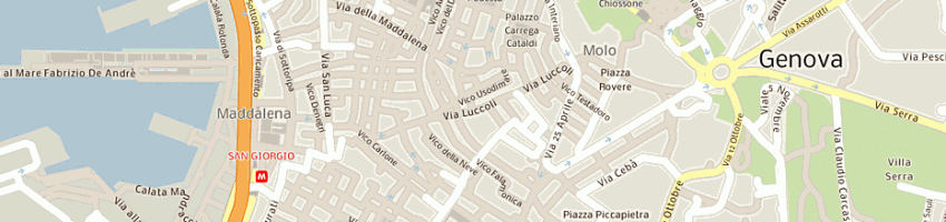 Mappa della impresa gargiulo cristoforo giovanni a GENOVA