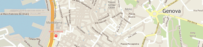 Mappa della impresa studio tecnico associato ombrina a GENOVA