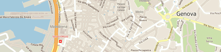 Mappa della impresa gfa srl a GENOVA