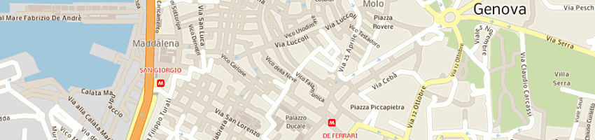 Mappa della impresa casarini arch claudio - mortazavian arch jaromi lyla assoc professle a GENOVA