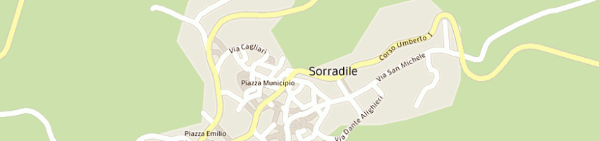 Mappa della impresa banco di sardegna spa a SORRADILE