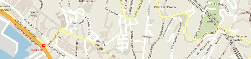 Mappa della impresa idro' sala sdf a GENOVA