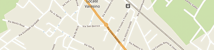Mappa della impresa l'estetica di berto graziella e csnc a LOCATE VARESINO