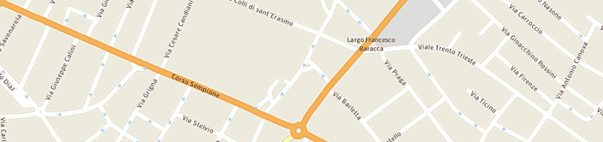 Mappa della impresa cozzi michele a LEGNANO