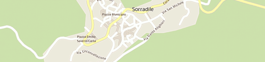 Mappa della impresa icet di pintore gianfranco a SORRADILE