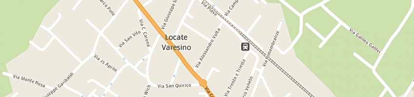 Mappa della impresa filannino anna maria a LOCATE VARESINO