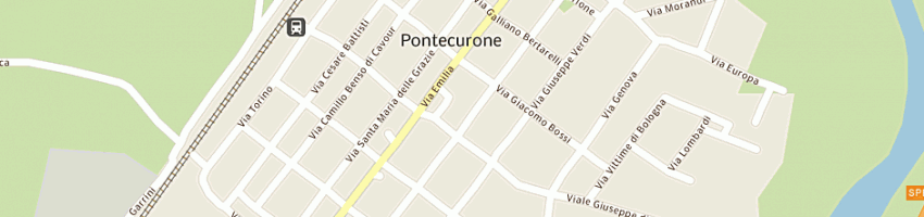 Mappa della impresa berlese fabiano alessandro a PONTECURONE