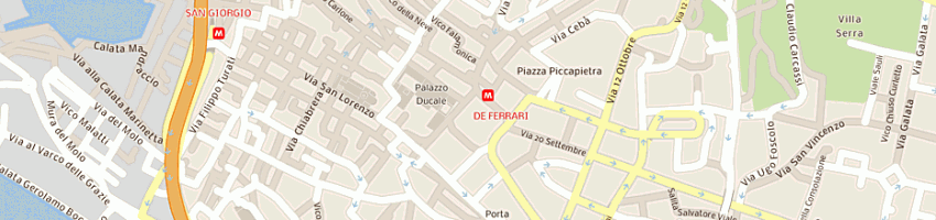 Mappa della impresa tre effe di gherlone fabio ecsas a GENOVA