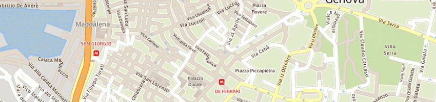 Mappa della impresa poggi emanuele a GENOVA