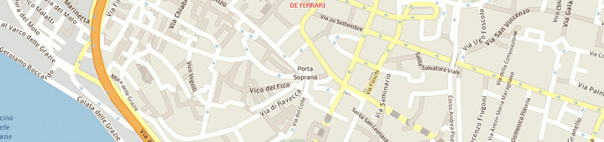 Mappa della impresa soprana sas di celso salvatore e c a GENOVA