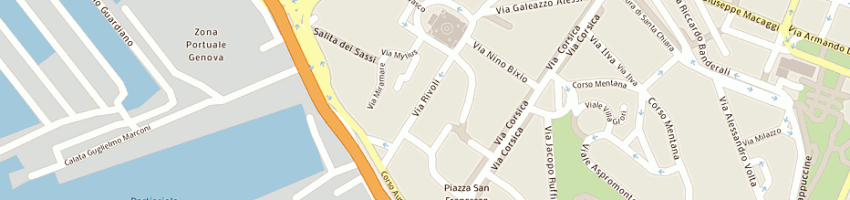 Mappa della impresa info mark srl a GENOVA