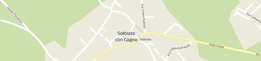 Mappa della impresa bruno bruno a SOLBIATE