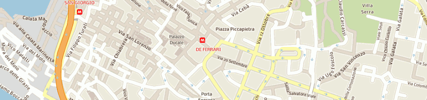 Mappa della impresa flash snc di cefola cinzia a GENOVA