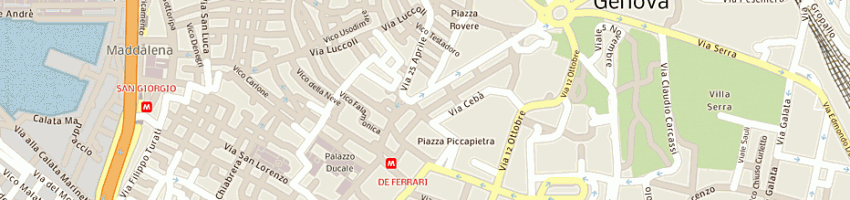 Mappa della impresa garre' e c ass srl a GENOVA
