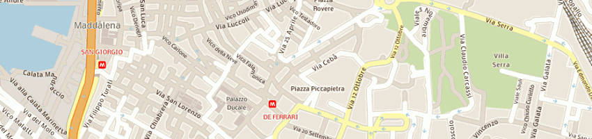 Mappa della impresa campi alessandro a GENOVA