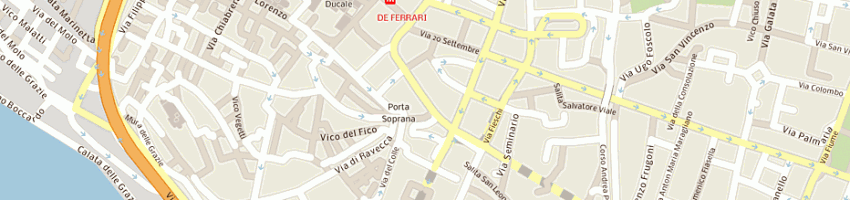 Mappa della impresa studio kunkl sas di stefano kunkl e c a GENOVA