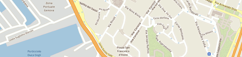 Mappa della impresa calabretto giovanni a GENOVA