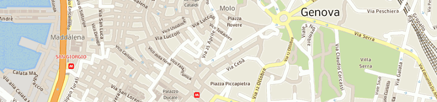 Mappa della impresa golden horn sas di ahmet yildiaram e c a GENOVA