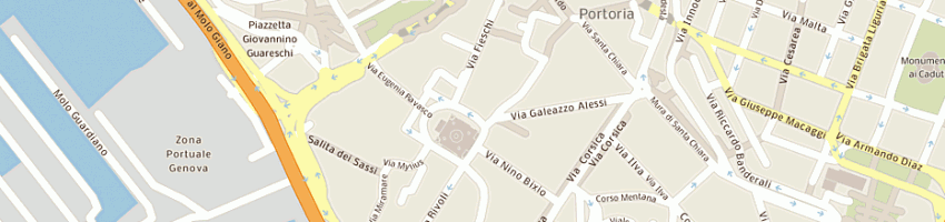 Mappa della impresa fin progetti srl a GENOVA