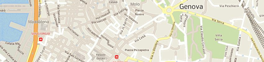 Mappa della impresa damiani simona a GENOVA