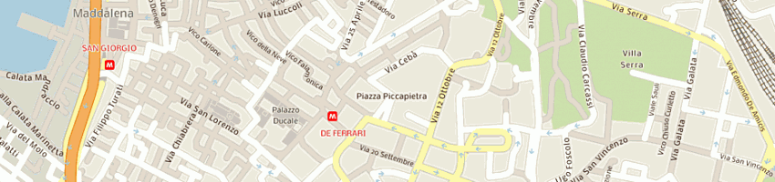 Mappa della impresa chimar caffe' di ameri chiara e montaldo maria luisa snc a GENOVA