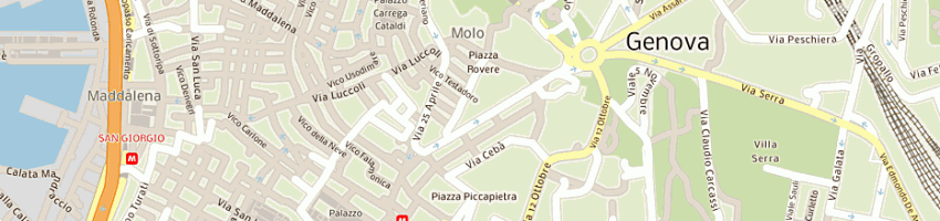 Mappa della impresa pelle di seta di della gatta maria grazia e dante eleonora snc a GENOVA