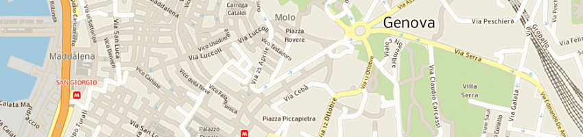 Mappa della impresa studio associato avvocati turarolo - de cesare a GENOVA