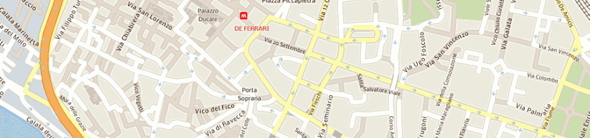 Mappa della impresa studio legale degli avvocati alessandro ghibellini e stefano ghibellini a GENOVA
