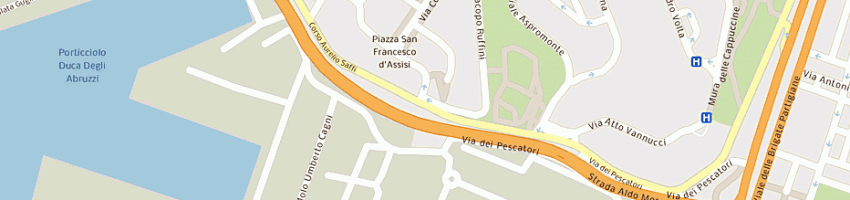 Mappa della impresa sted studio elaborazione dati sas di cupido alfredo e c a GENOVA