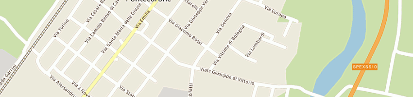 Mappa della impresa orione arredamenti srl a PONTECURONE