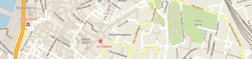 Mappa della impresa elea spa a GENOVA