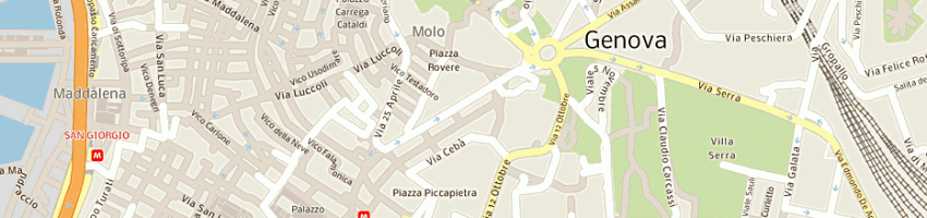 Mappa della impresa opus srl a GENOVA
