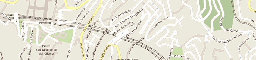 Mappa della impresa garage paganini a GENOVA