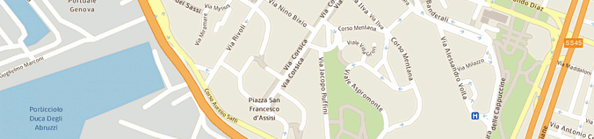 Mappa della impresa rina spa a GENOVA