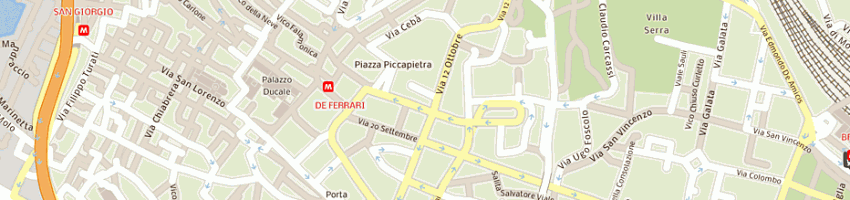 Mappa della impresa adfer sas di czalbowska dorota e c a GENOVA