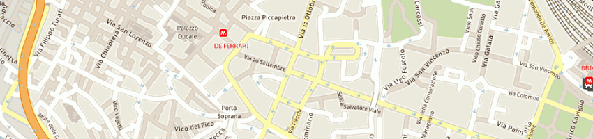 Mappa della impresa formento sergio a GENOVA