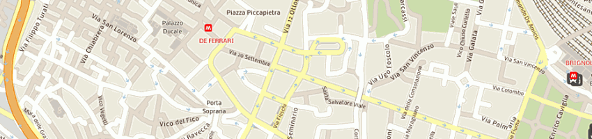 Mappa della impresa comint spa a GENOVA