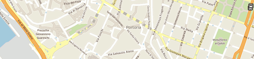 Mappa della impresa trattoria da domenico a GENOVA