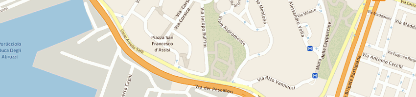 Mappa della impresa museo comunale a GENOVA