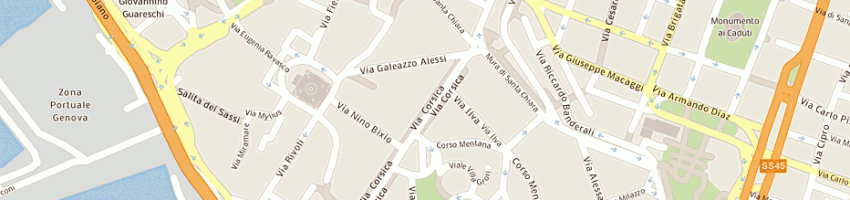 Mappa della impresa sidercad spa a GENOVA