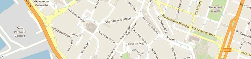 Mappa della impresa banca banca carige spa a GENOVA