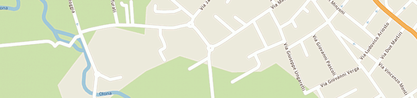 Mappa della impresa ceda service sas di senati giorgio e c a SAN VITTORE OLONA