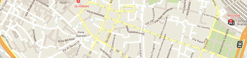 Mappa della impresa studio arch riccardo fossa a GENOVA