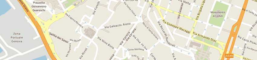 Mappa della impresa autocarignano srl a socio unico a GENOVA