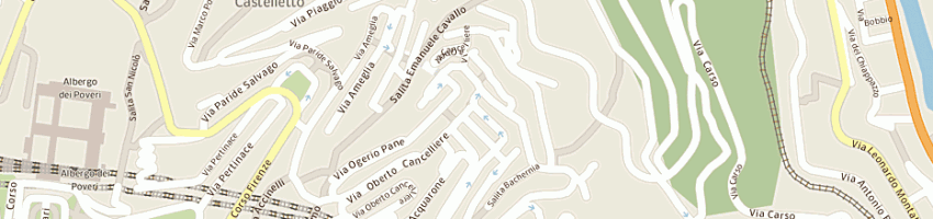 Mappa della impresa fidente spa a GENOVA