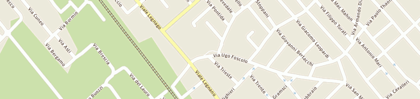 Mappa della impresa bossi alberto a PARABIAGO