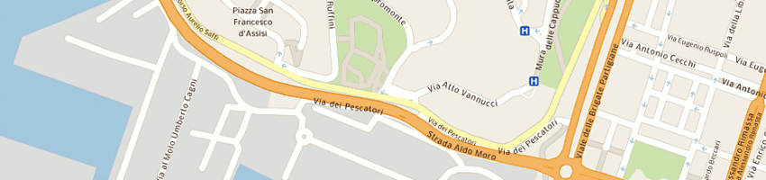 Mappa della impresa bar lagattanera a GENOVA