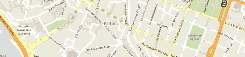 Mappa della impresa cse snc a GENOVA