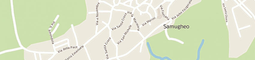 Mappa della impresa mura emanuele a SAMUGHEO