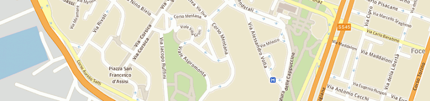 Mappa della impresa galvani alessio a GENOVA